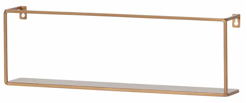 Kovová nástenná polica Meert Slim 50 cm 16 × 50 × 8 cm