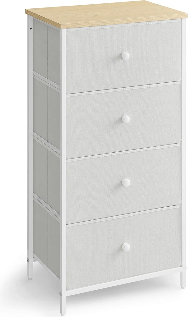 XXXLutz KOMODA, biela, farba duba, 45/91,7/30 cm - Komody - 002543065601