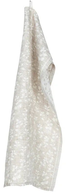 Ľanová utierka Meirami 48x70, ľan-biela