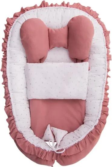 BELISIMA Belisima Angel Baby Hniezdočko s perinkou pre bábätko Belisima Angel Baby ružové Ružová |
