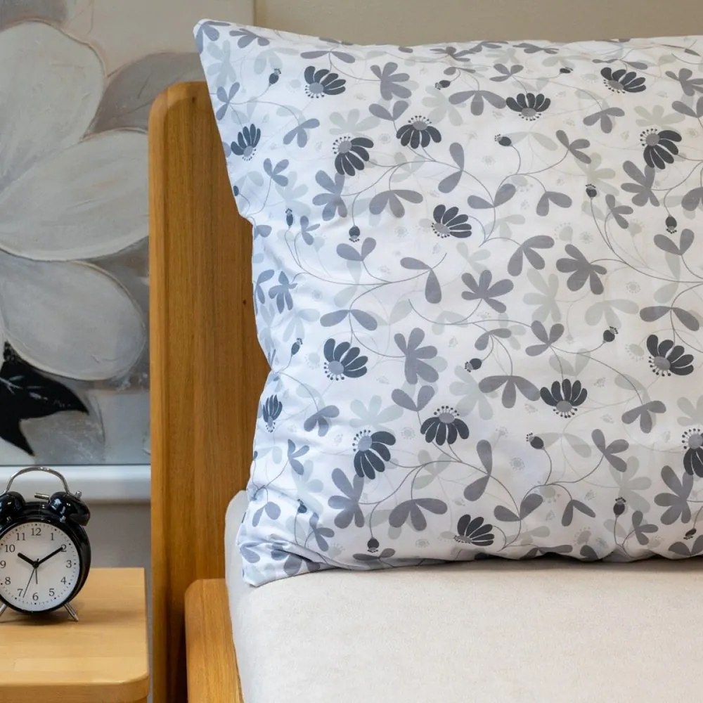 Polášek Bavlnené obliečky KVETINOVÁ HARMÓNIA - Ružová | 140 x 200 cm / 70 x 90 cm