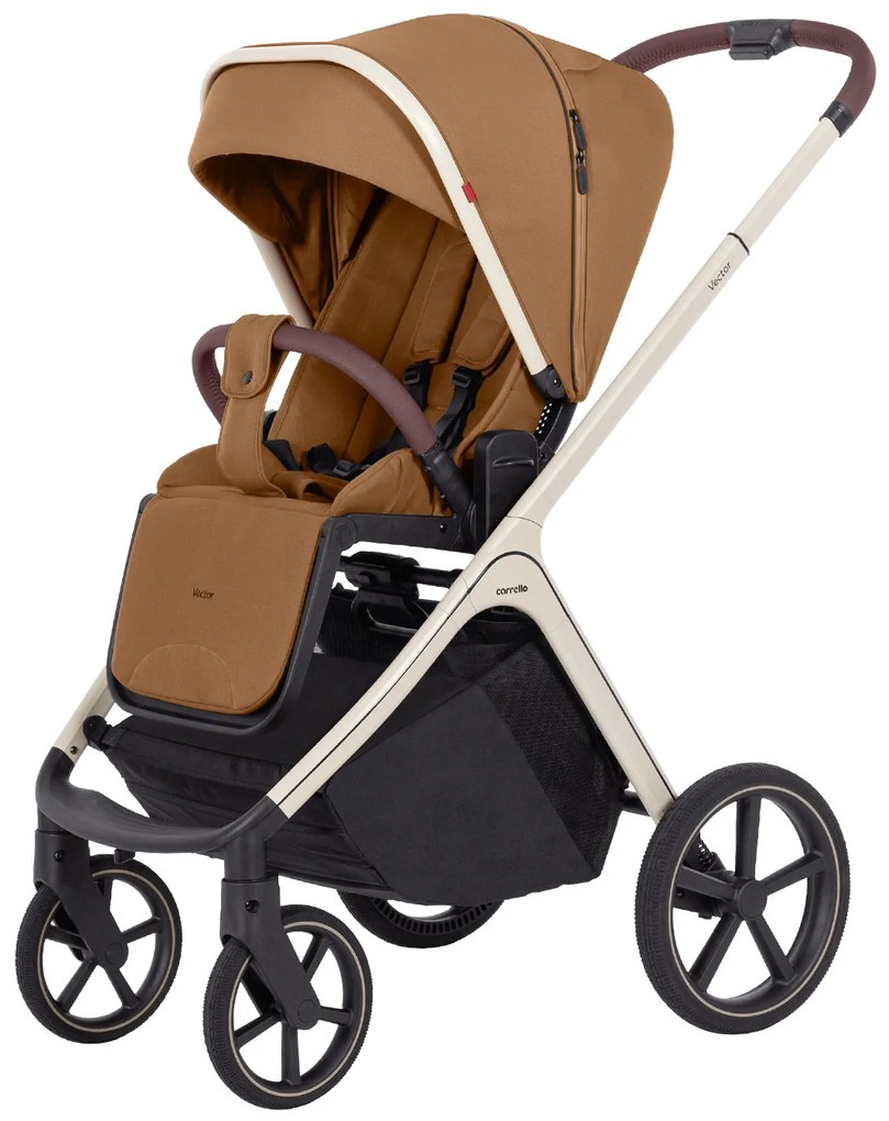 Detský kočík 2w1 CARRELLO Vector CRL-6550 Coral Beige