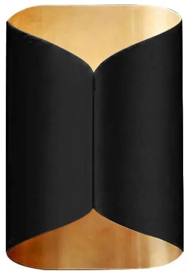 Toolight Toolight, nástenné svietidlo 2xG9 APP1055-1W, čierna matná-zlatá, OSW-00674