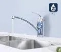 Grohe Start Edge - Umývadlová batéria s otočným výtokom a výpustom, chróm 24201001