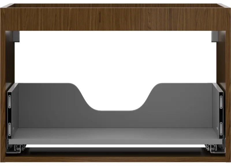 Mexen Box-A, závesná skrinka 70 cm, 1 zásuvka, orech, 91AX0-0700-470-1-86