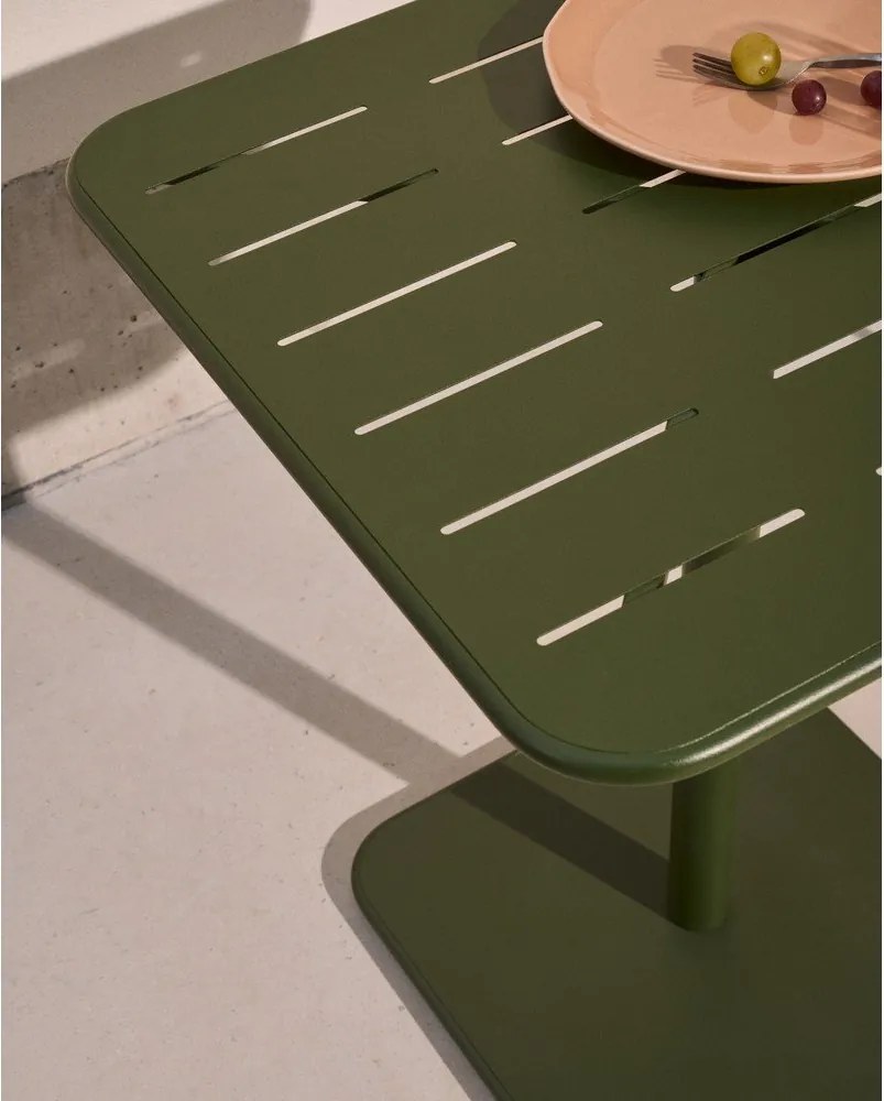 Oceľový záhradný jedálenský stôl 70x70 cm Brai – Kave Home