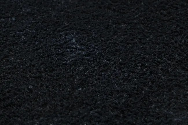 Kúpeľňový koberček SANTA čierny kruh