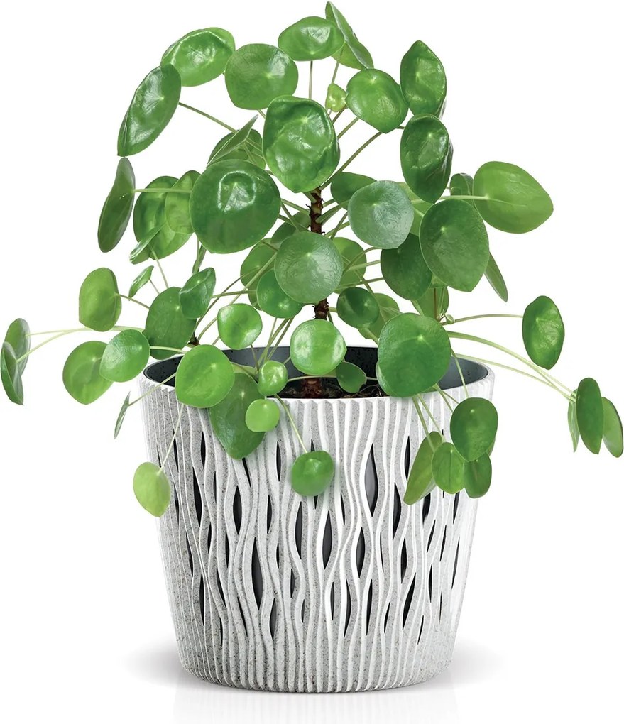 Kvetináč SCANDY ECO biely
