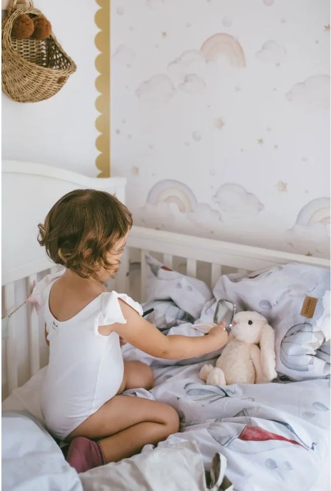 Samolepka do detskej izby zlaté kruhy priemer 9cm