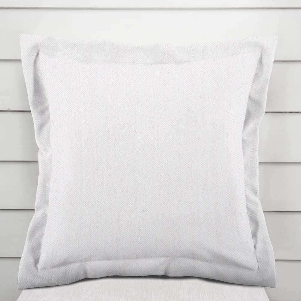 Biante Dekoračná obliečka na vankúš s lemom BKM-301 Krémový melír 60 x 60 cm