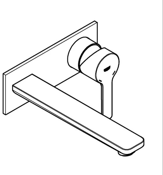 GROHE 23444001 - Umývadlová dvojotvorová batéria LINEARE 207 mm lesklý chróm