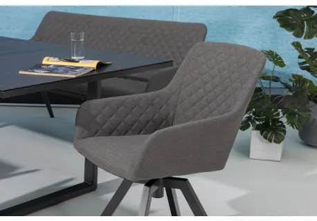 Doppler PARIS LIKA-TEX® sivá - luxusná záhradná 3-miestna pohovka