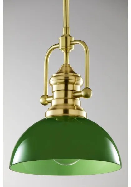 Jupiter 2073 - Luster na tyči PLATINO 1xE27/15W/230V zelená/zlatá