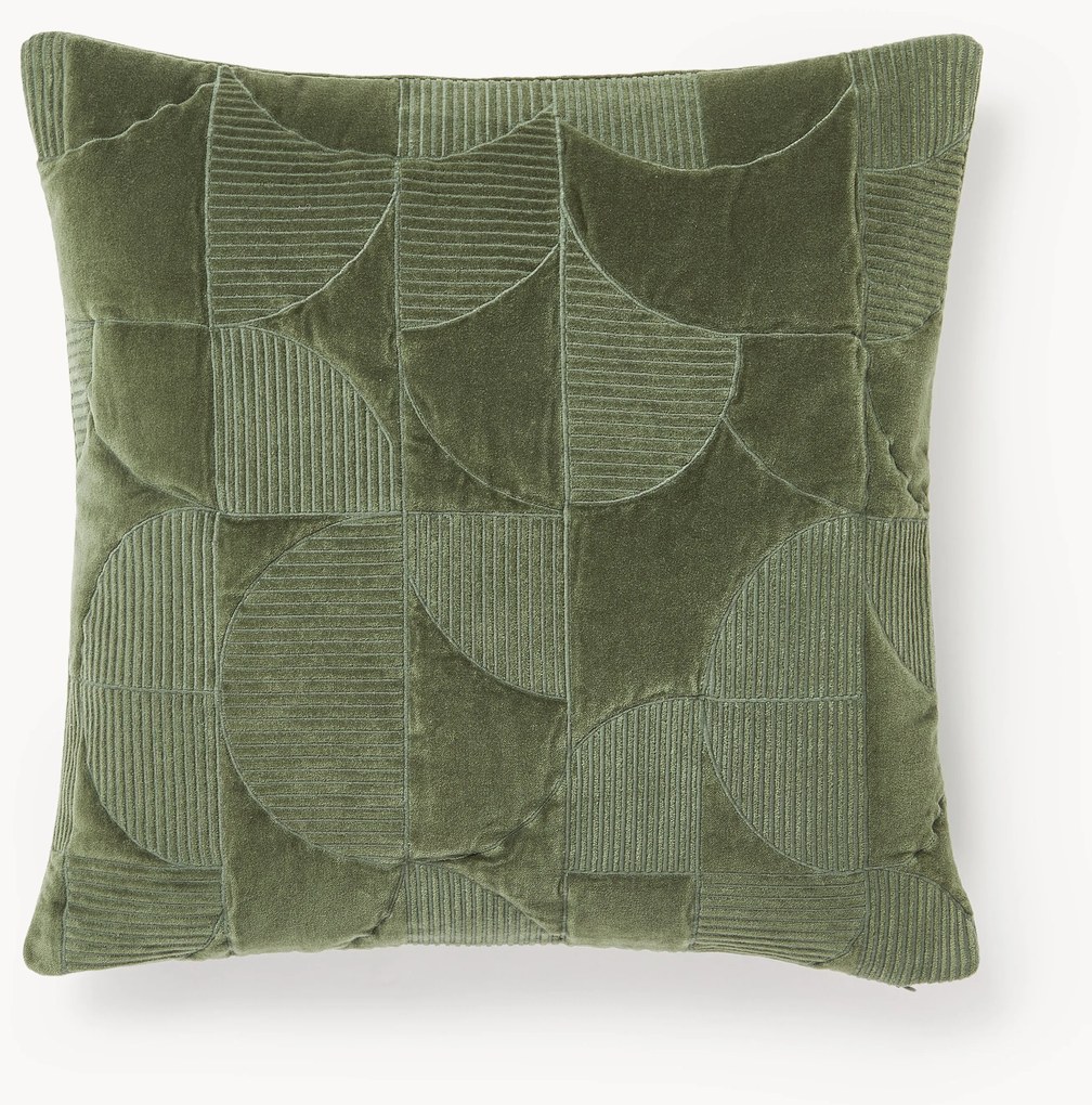 Vyšívaný poťah na vankúš s geometrickým vzorom Verina