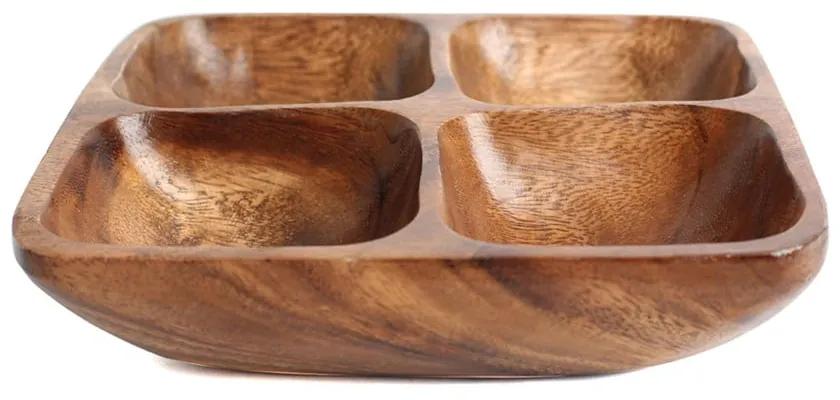 Hnedá drevená servírovacia misa Kora – Premier Housewares