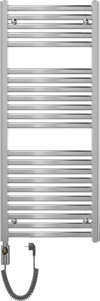 Mexen Helios, elektrické vykurovacie teleso 1200x500 mm + vykurovacia tyč 600 W, chrómová, W103-1200-500-2600-01