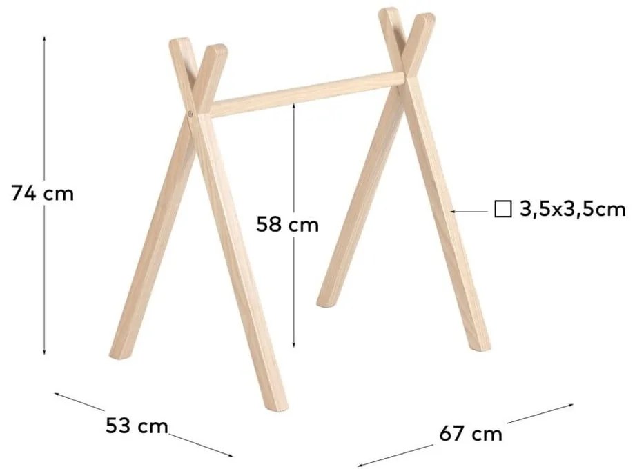 Detská hrazdička Maralis – Kave Home