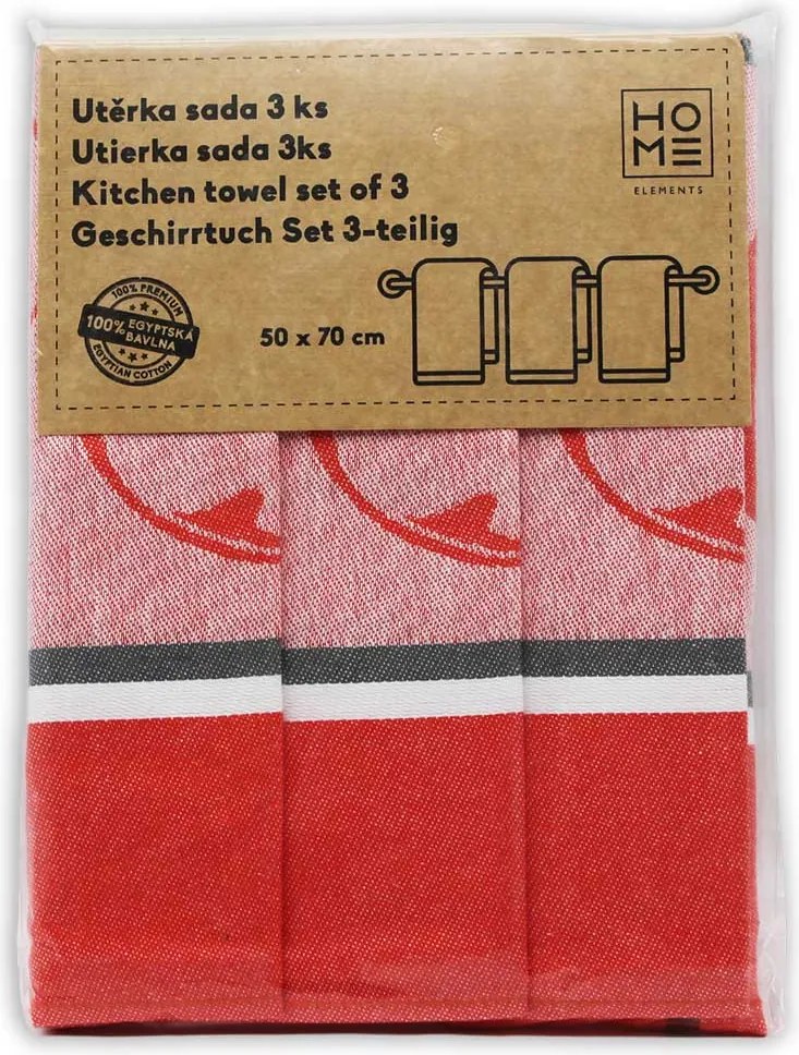 Home Elements Kuchynské utierky Jabĺčka