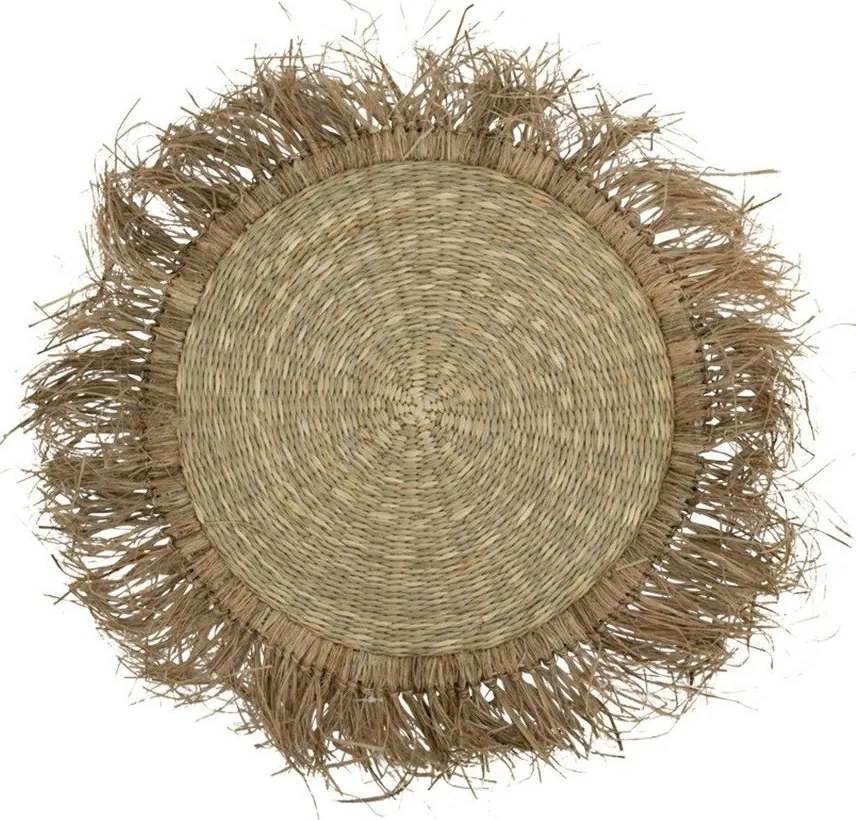 Prírodné prestieranie z morskej trávy s štiepením - Ø 50 * 0,5cm