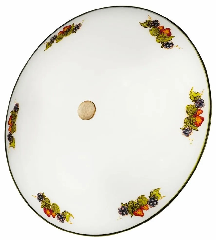 Kolarz 731.U14.4.113-Stropné svietidlo NONNA 4xE27/60W/230V pr. 54 cm víno/jahody