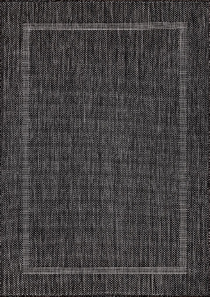 Ayyildiz, Kusový koberec Relax 4311 Black, 200x290, čierna, chodba / predsieň