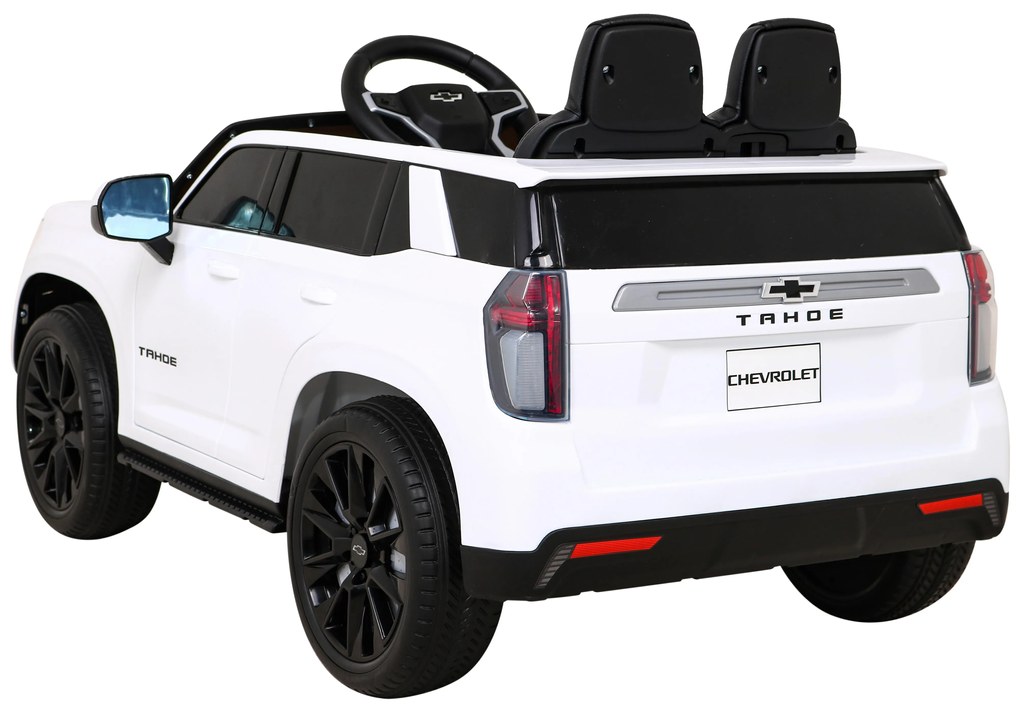 RAMIZ Elektrické autíčko - Elektrické autíčko - Chevrolet Tahoe - biele - 2 x 35W - batéria 12V/7Ah -2023