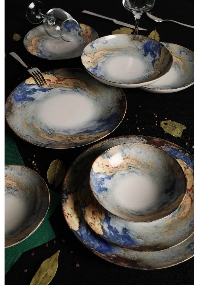 24-dielna súprava porcelánového riadu Güral Porselen Abstract
