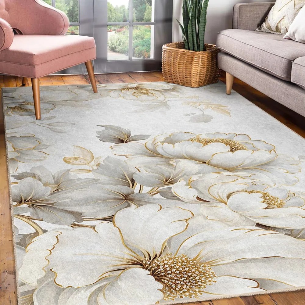 Krémový prateľný behúň 80x200 cm Soft and Gentle – Mila Home