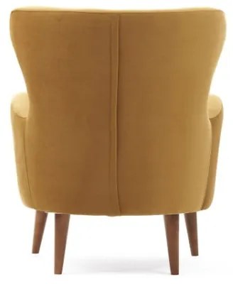 Kreslo Karina žlté