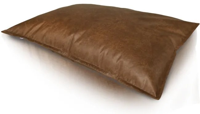 Vankúš na sedenie Premium kožený hnedý