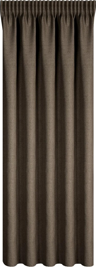 ZÁVES NA PÁSKE JULA2 140X270 CM HNEDÁ