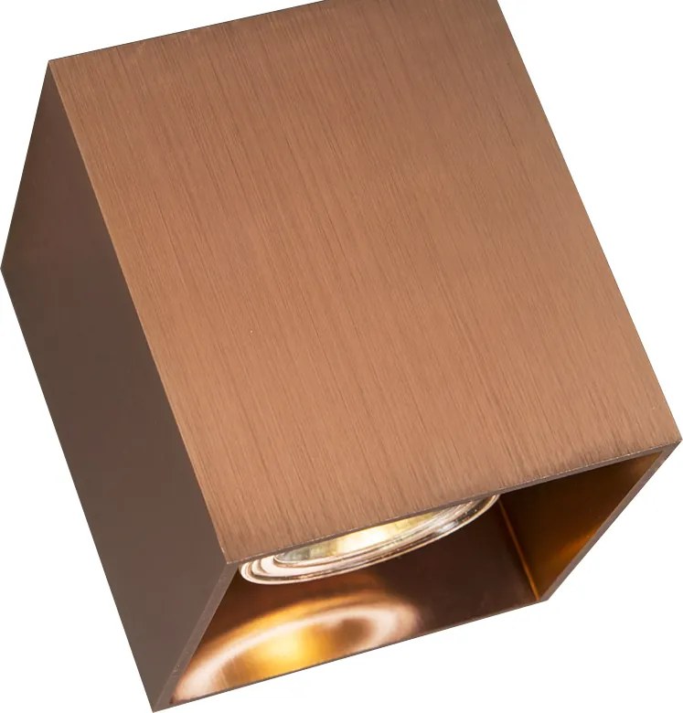 Bodové svetlo Qubo 1 medené