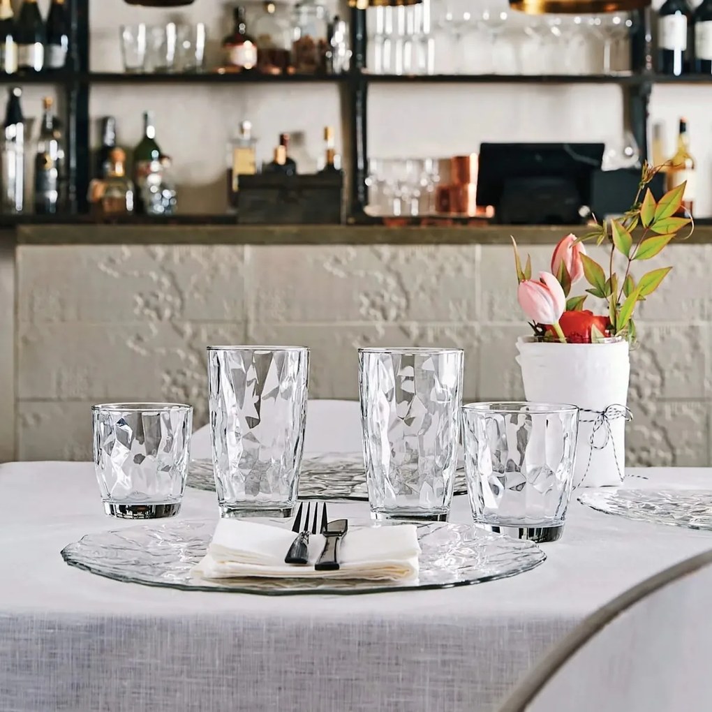 Bormioli Rocco 3-dielna sada pohárov na long drink Diamond, 470 ml