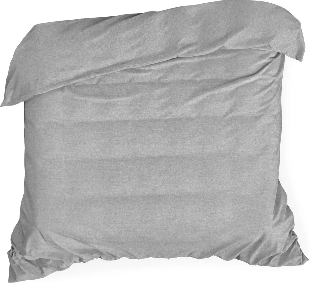 BAVLNENÉ OBLIEČKY NOVA COLOUR 140X200 CM SIVÉ