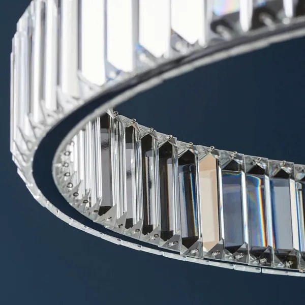 Endon 102255 - LED stmievateľný luster na lanku LAGUNA LED/36W/230V lesklý chróm