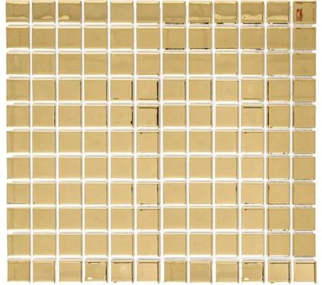 Sklenená mozaika CM 4GO1 zlatá 30,5x32,5 cm