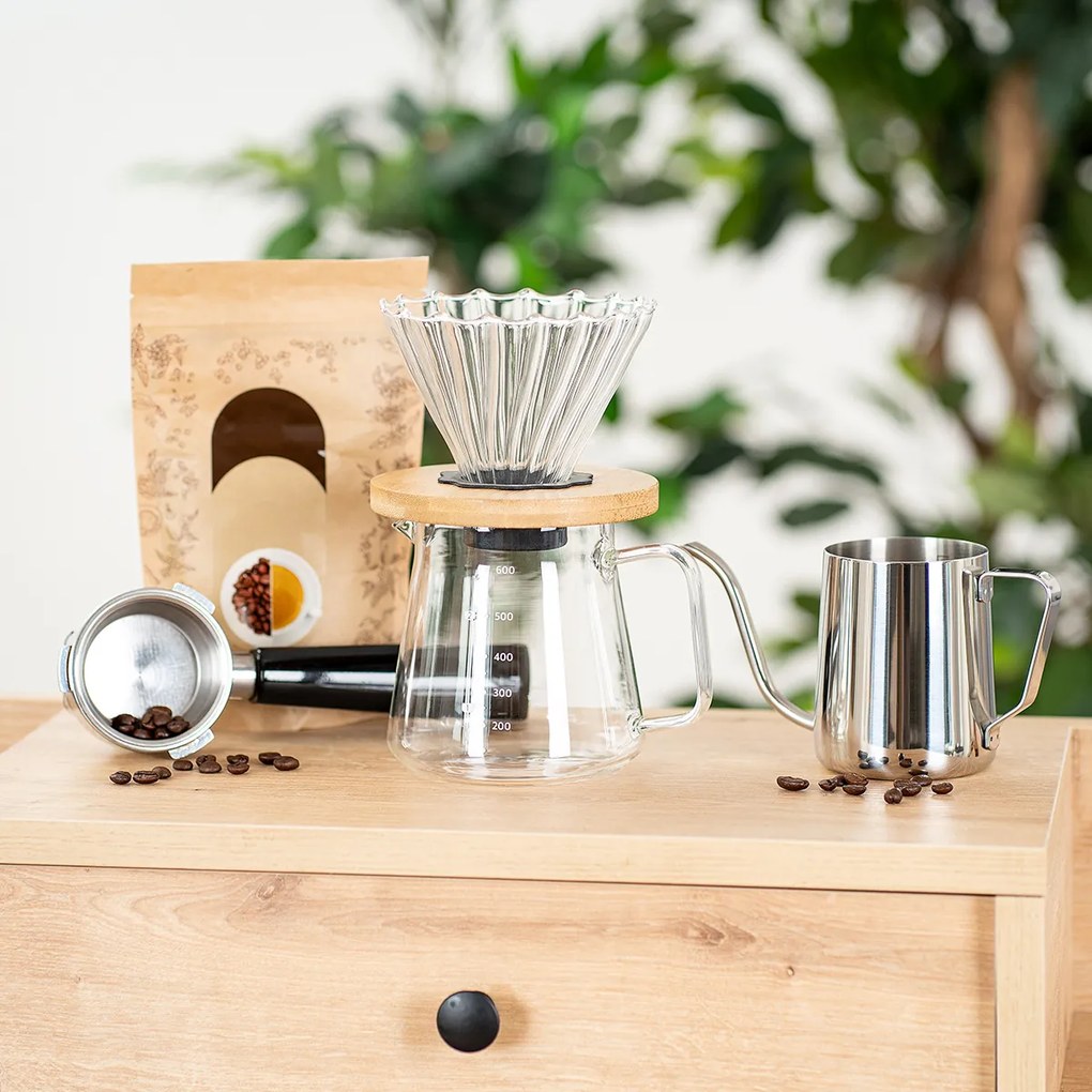 4Home Súprava na prekvapkávanú kávu Dripper, 600 ml