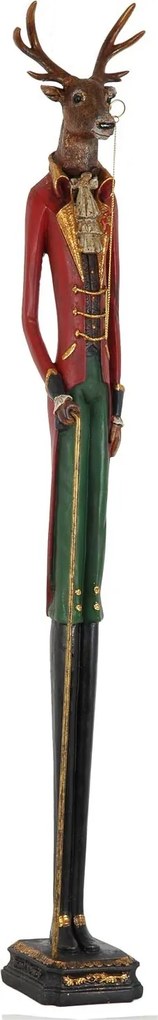 Dekorácie jeleň - 12 * 12 * 92 cm
