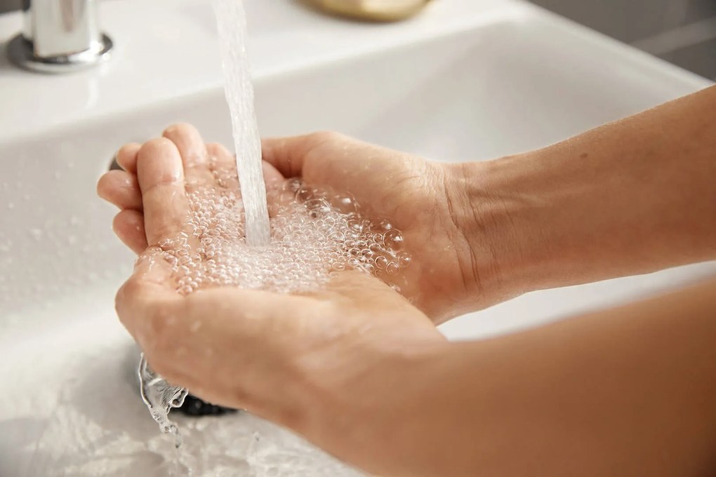 Hansgrohe Rebris E, umývadlová batéria, CoolStart, chrómová, HAN-72560000