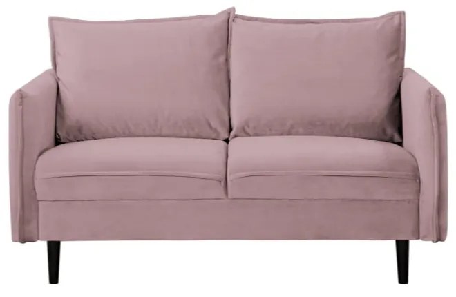 Zamatová pohovka v levanduľovej farbe 138 cm Juli – Ropez