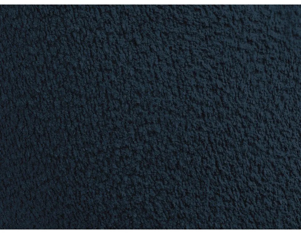 Tmavomodré kreslo z textílie buklé Janissaire – Bobochic Paris