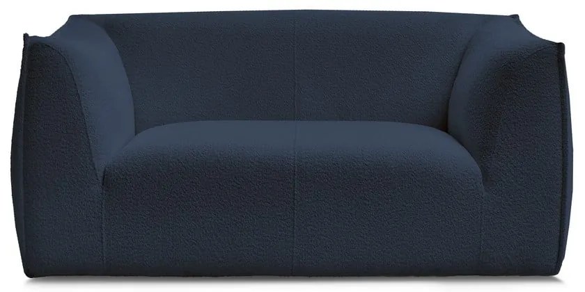 Tmavomodrá pohovka z textílie buklé 170 cm Giorgia – Bobochic Paris