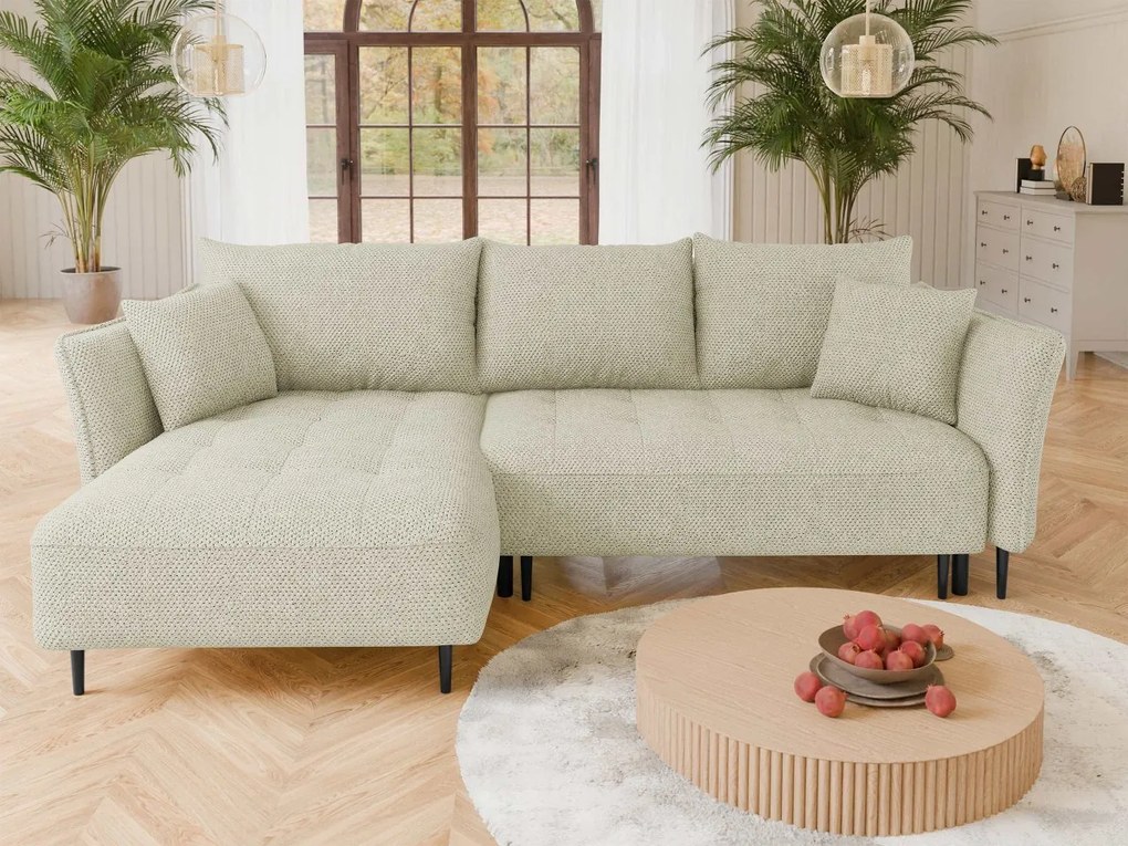 Rohová sedacia súprava Muskat (béžová). Vlastná spoľahlivá doprava až k Vám domov. 1122687