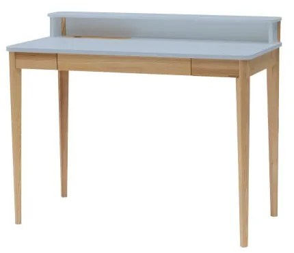 Svetlosivý pracovný stôl Ragaba ASHME