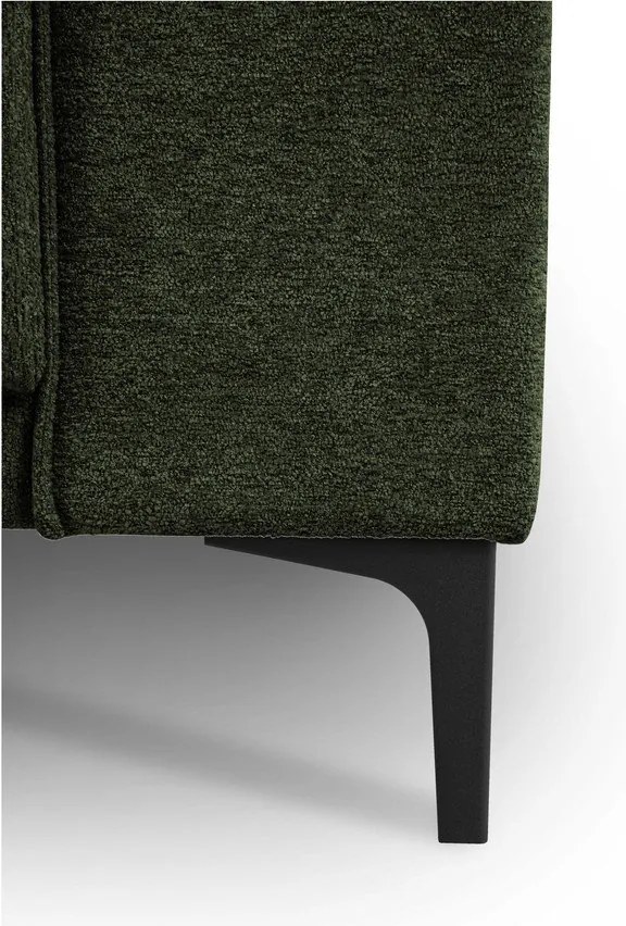 Zelená ženilková rohová pohovka (ľavý roh/do L) Copenhagen – Scandic