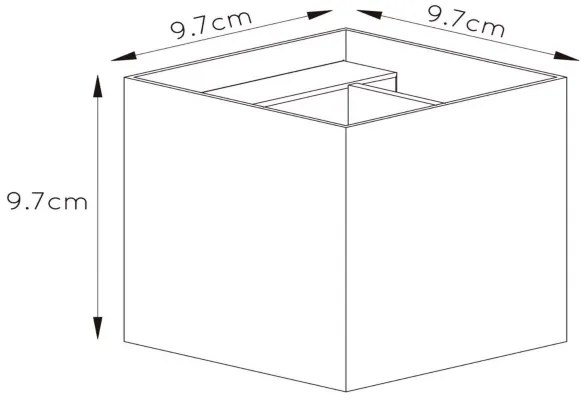 Lucide 09217/04/31 - LED nástenné svietidlo XIO 1xG9/4W/230V