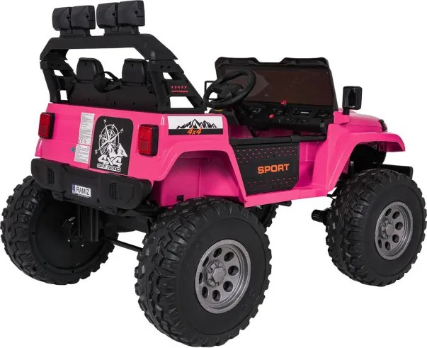 Elektrické autíčko Extreme Sport 4x4 ružové