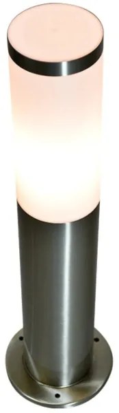 LED RGBW stmievateľná vonkajšia lampa LIVIA 1xE27/6,5W/230V 45 cm IP44 strieborná