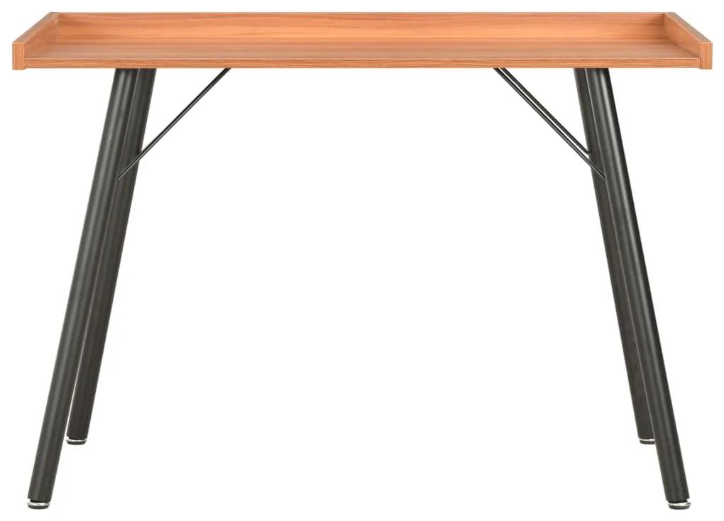 vidaXL Stôl hnedý 90x50x79 cm