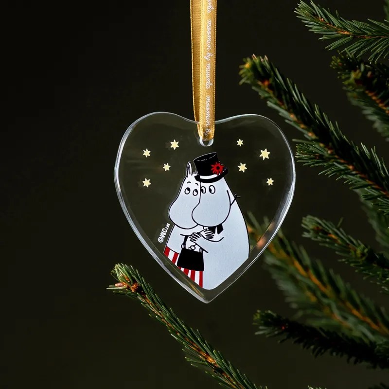 Vianočná dekorácia Moominmamma & Moominpappa